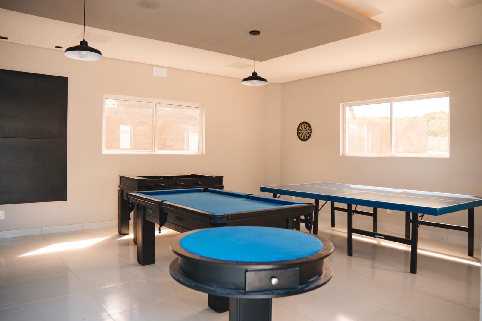 Espaço gourmet e games